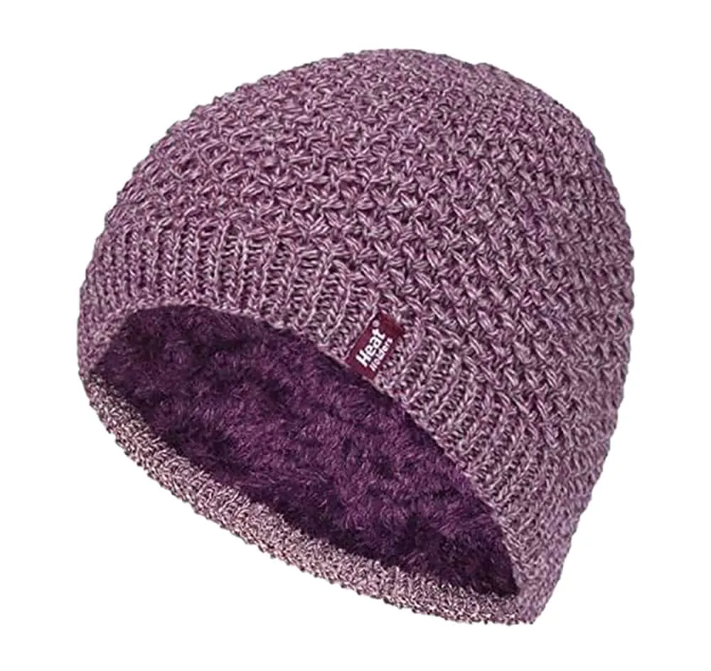 Ladies Knit Fleece Lined Thermal Beanie Hat sold by Beagle Boutique product image thumbnail 5