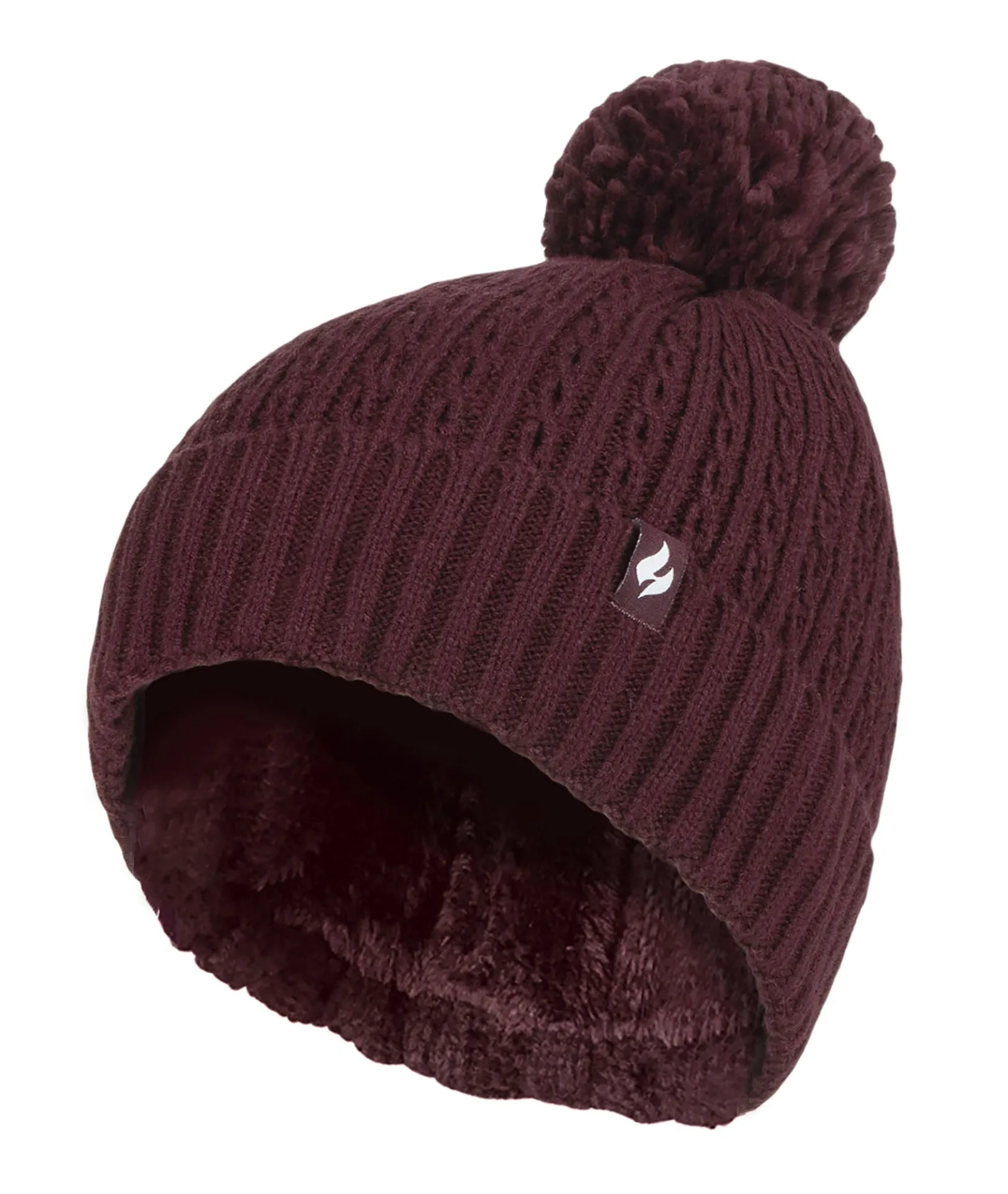 Ladies Thermal Beanie with Pom Pom sold by Beagle Boutique product image thumbnail 2