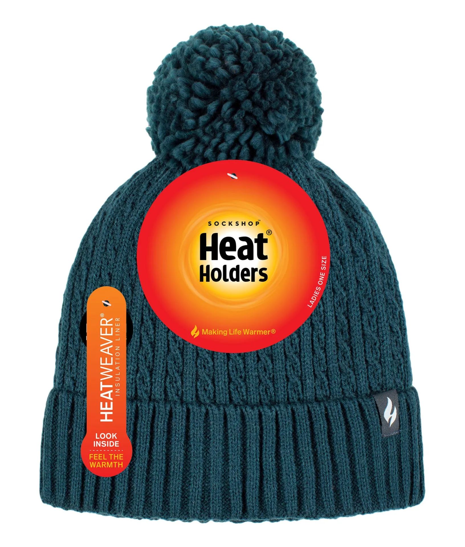 Ladies Thermal Beanie with Pom Pom sold by Beagle Boutique product image thumbnail 4