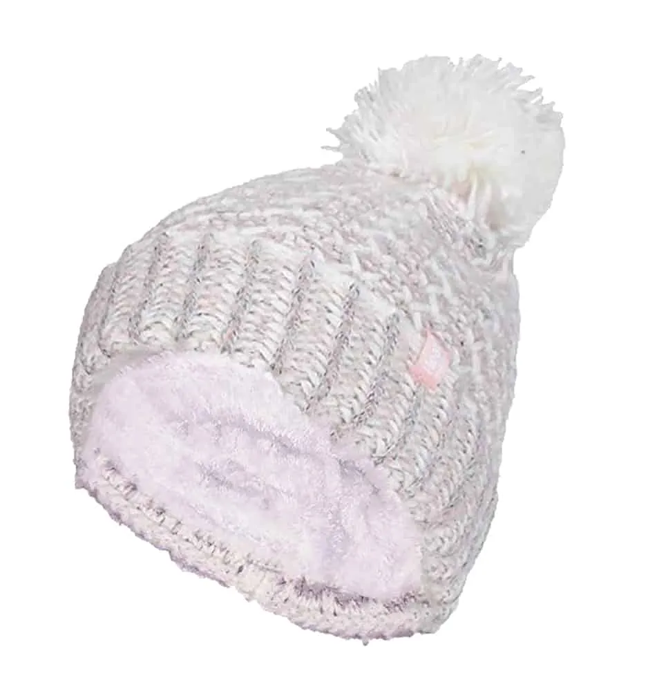 Ladies Fleece Lined Cuffed Winter Hat with Pom Pom sold by Beagle Boutique product image thumbnail 2