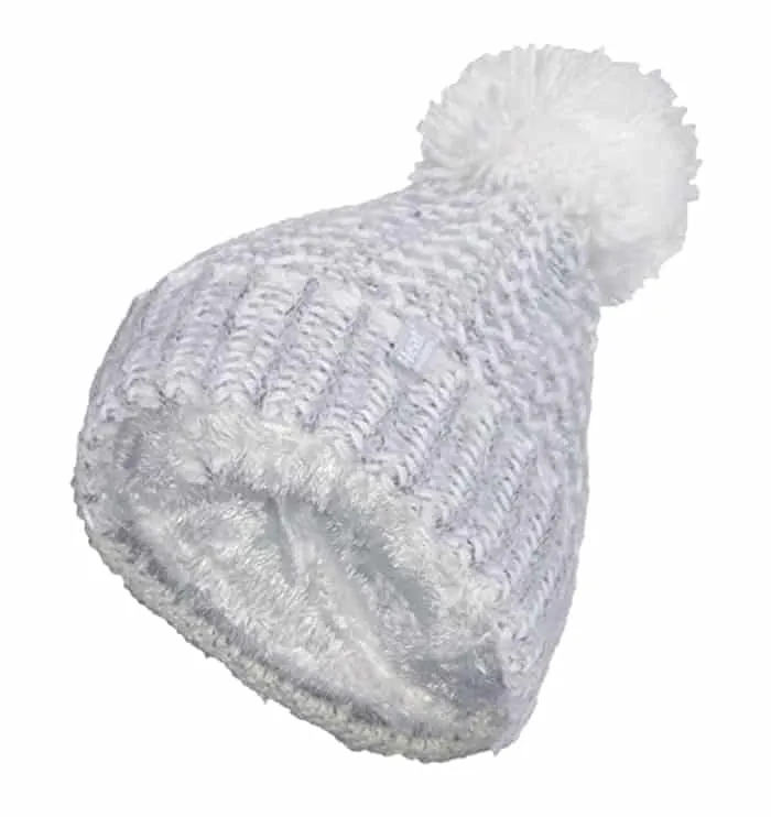 Ladies Fleece Lined Cuffed Winter Hat with Pom Pom sold by Beagle Boutique product image thumbnail 4