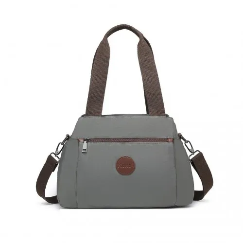 EH2239 - Kono Waterproof Multi-Functional Handbag Cross Body Bag - Grey sold by Beagle Boutique product image thumbnail 2