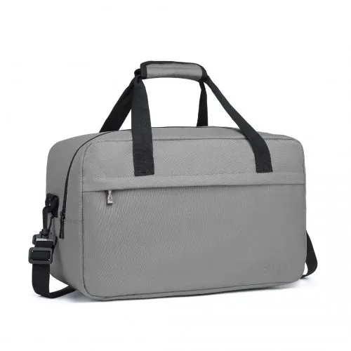 E1960M - Kono Lightweight Multi Purpose Unisex Sports Travel Duffel Bag - Grey sold by Beagle Boutique