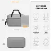 E1960M - Kono Lightweight Multi Purpose Unisex Sports Travel Duffel Bag - Grey sold by Beagle Boutique