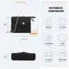 LP2205 - Miss Lulu V-stitched Flap Leather Chain Bag - Black sold by Beagle Boutique