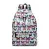 E1401B - Miss Lulu Large Backpack Butterfly Blue sold by Beagle Boutique