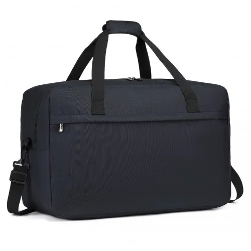 E1960L - Kono Lightweight Multi Purpose Unisex Sports Travel Duffel Bag - Dark Blue sold by Beagle Boutique