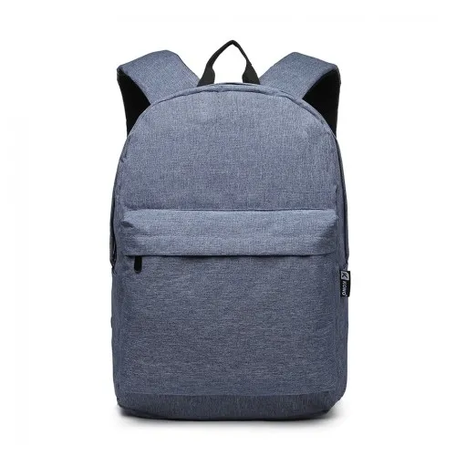 E1930 - Kono Durable Polyester Everyday Backpack With Sleek Design - Blue sold by Beagle Boutique product image thumbnail 2