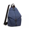 EB2044 - Kono Fashion Anti-Theft Canvas Backpack - Navy sold by Beagle Boutique