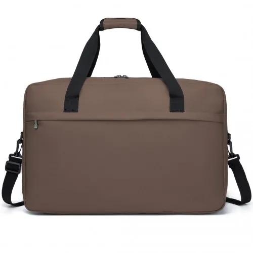 E1960L - Kono Lightweight Multi Purpose Unisex Sports Travel Duffel Bag - Brown sold by Beagle Boutique product image thumbnail 2