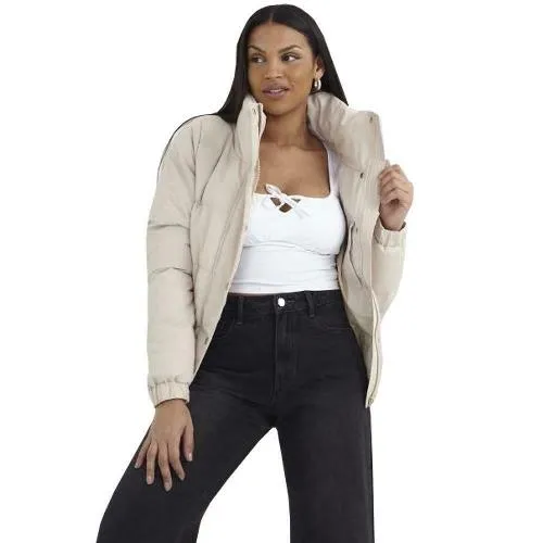 Ladies Brave Soul Slaypeach Puffer Jacket sold by Beagle Boutique product image thumbnail 2