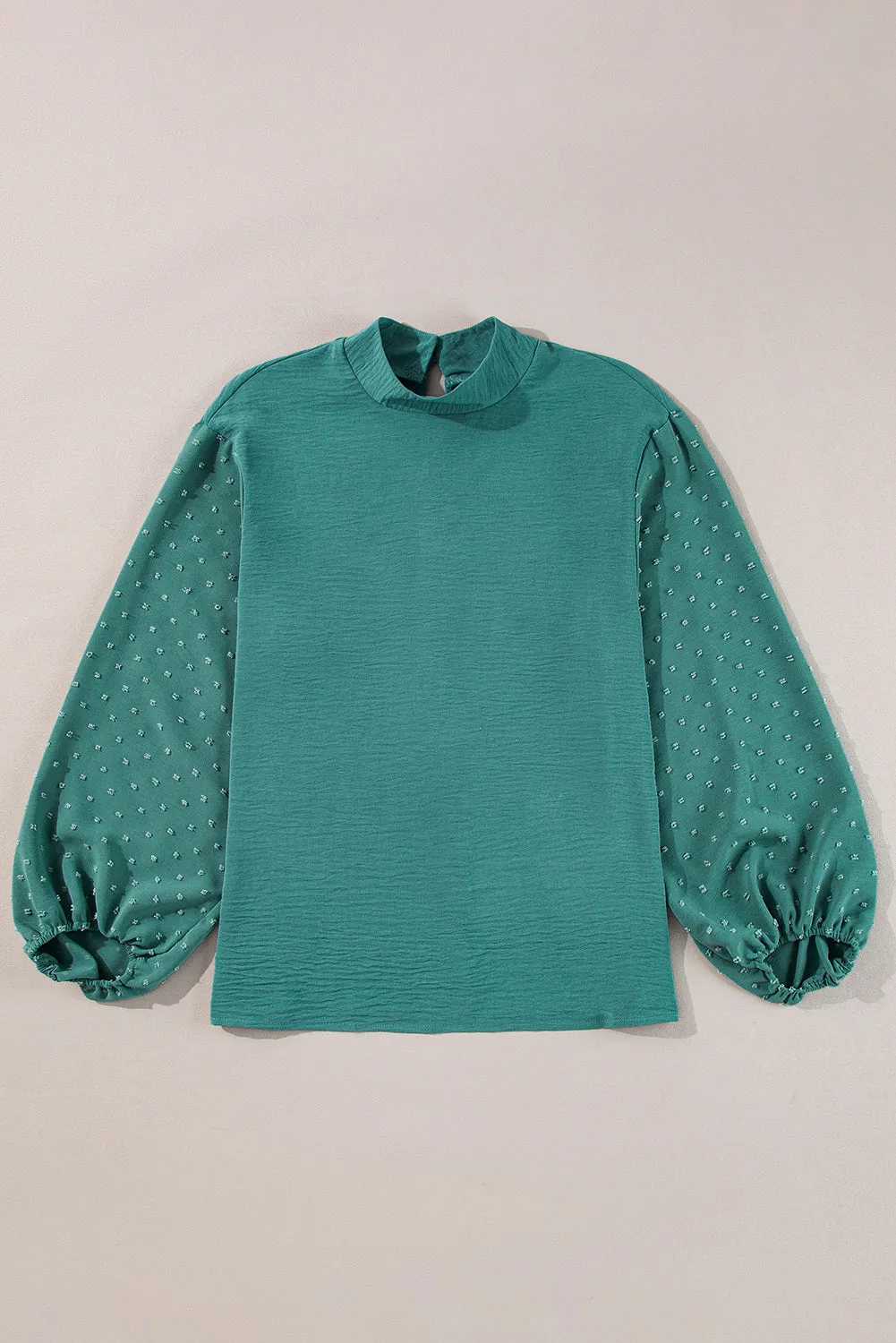 Skobeloff Swiss Dot Balloon Sleeve Loose Blouse sold by Beagle Boutique product image thumbnail 4