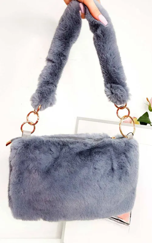 Fluffy Shoulder Bag sold by Beagle Boutique