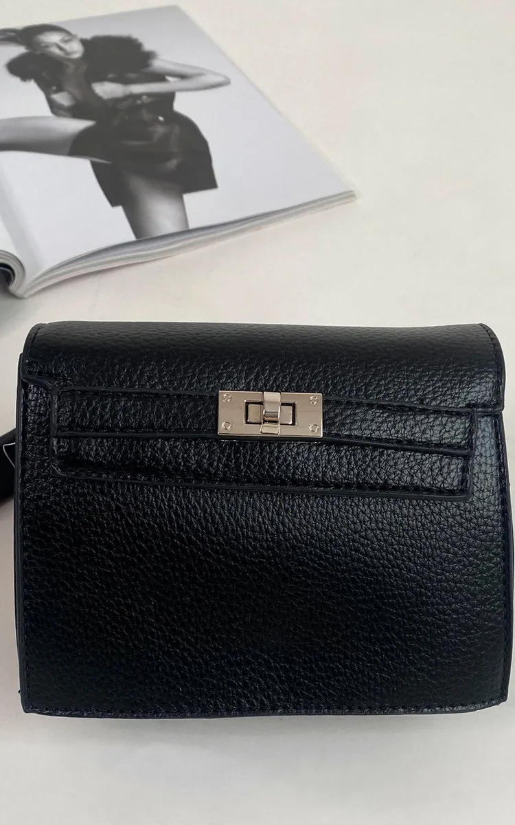 Faux Leather Crossbody Bag with Adjustable Strap sold by Beagle Boutique product image thumbnail 4