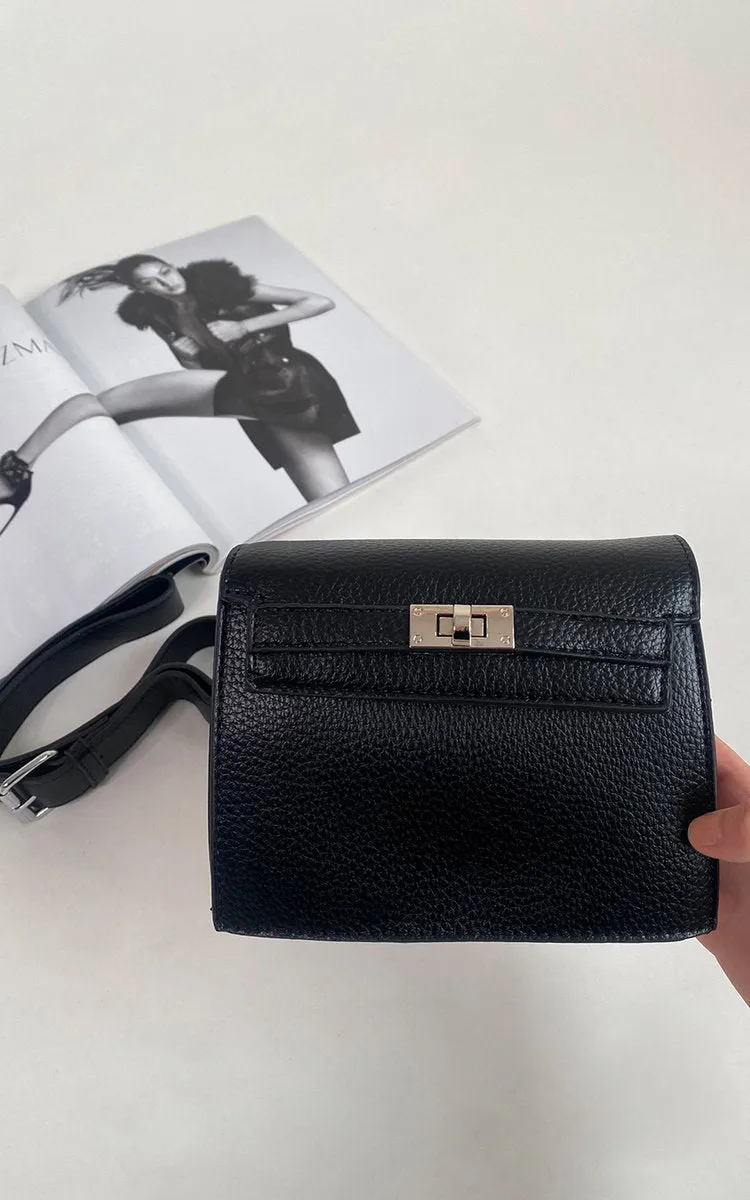 Faux Leather Crossbody Bag with Adjustable Strap sold by Beagle Boutique product image thumbnail 3