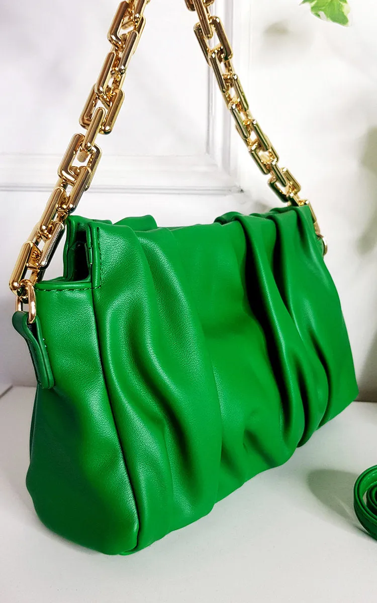 Faux Leather Shoulder Bag with Chain Strap sold by Beagle Boutique product image thumbnail 3