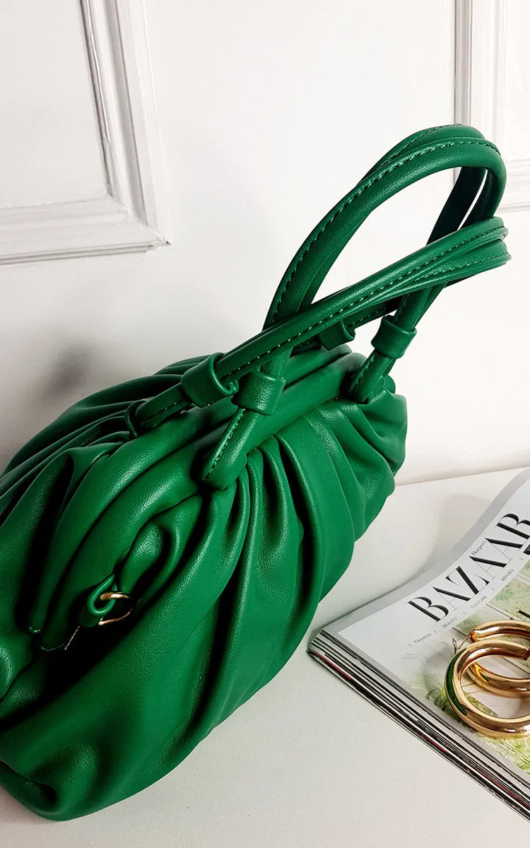 Faux Leather Bag with Handle Detail sold by Beagle Boutique product image thumbnail 5