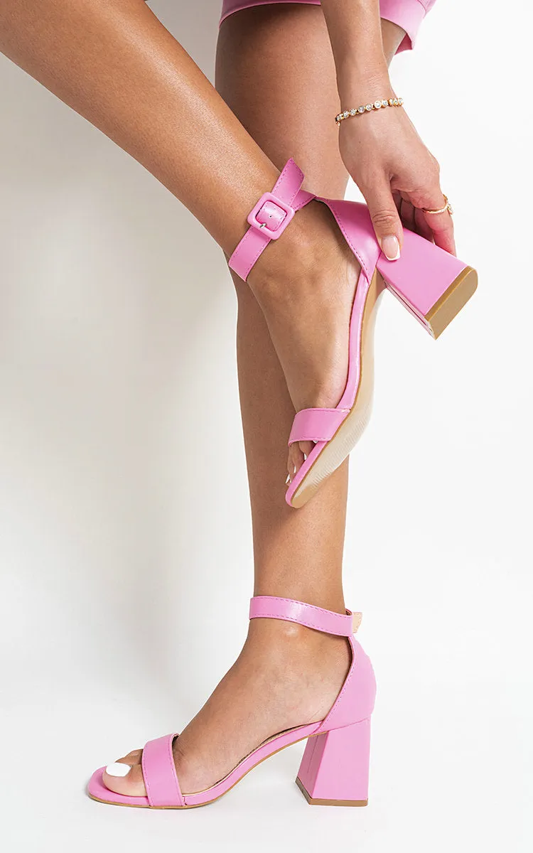 Chunky Heeled Ankle Strap Sandals sold by Beagle Boutique product image thumbnail 2