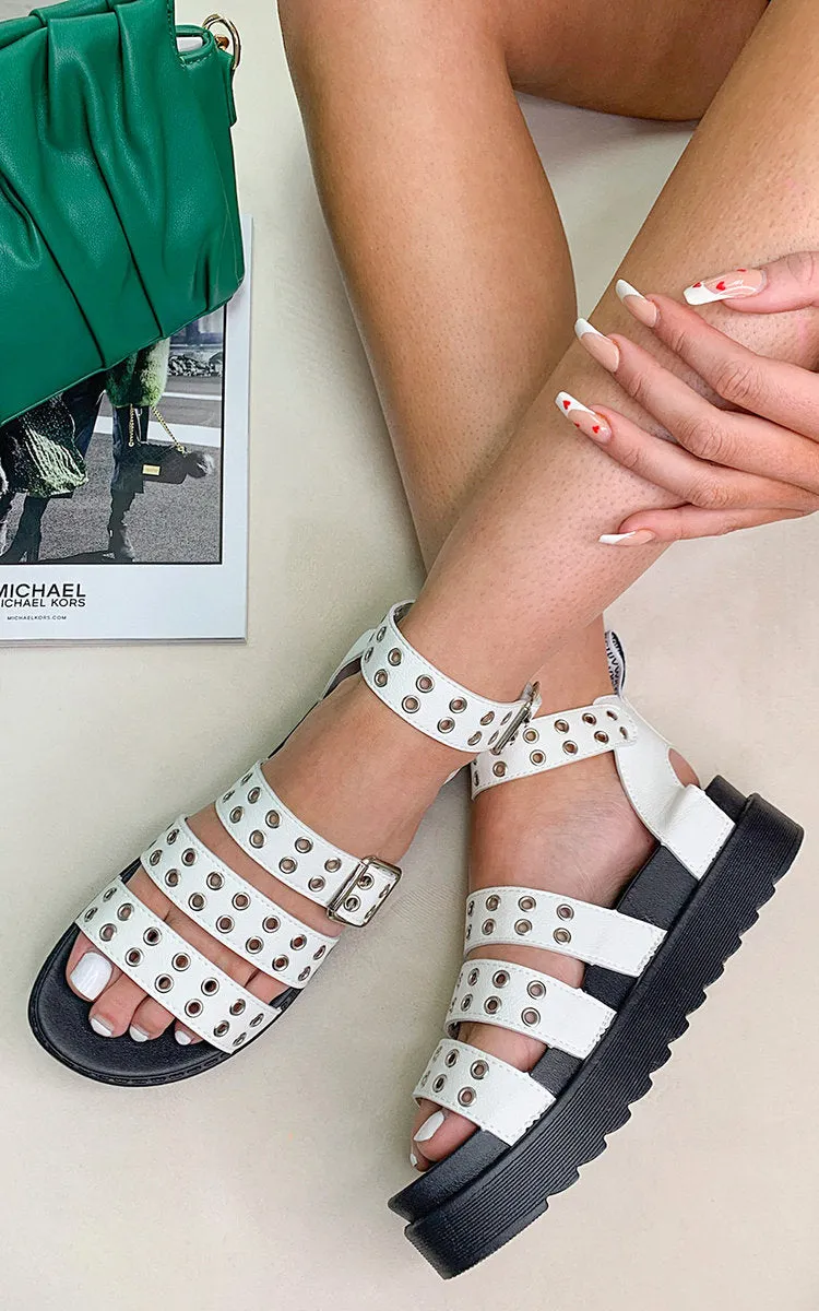 Chunky Platform Eyelet Sandals sold by Beagle Boutique product image thumbnail 3