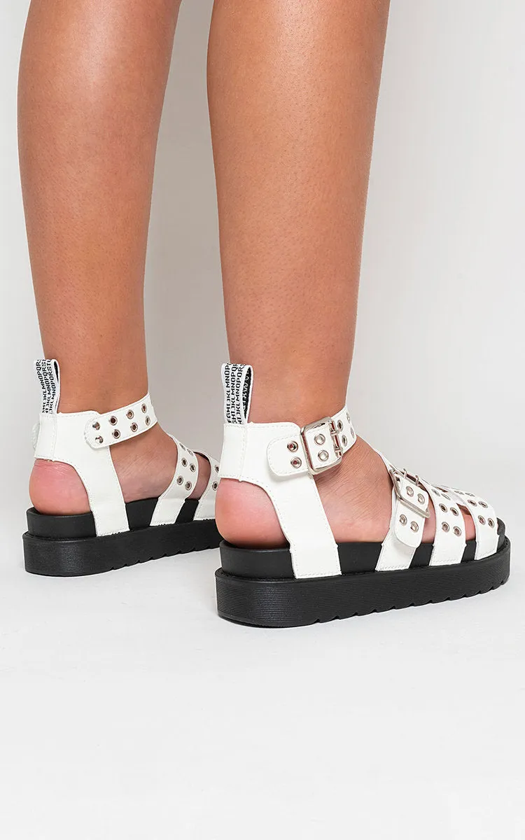Chunky Platform Eyelet Sandals sold by Beagle Boutique product image thumbnail 4
