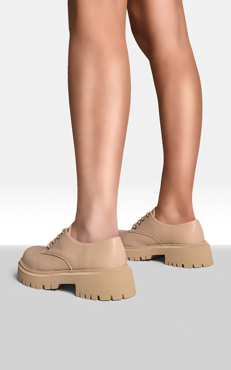 Chunky Faux Leather Derby Shoes sold by Beagle Boutique product image thumbnail 3