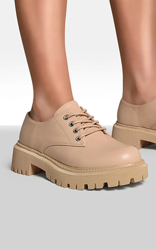 Chunky Faux Leather Derby Shoes sold by Beagle Boutique