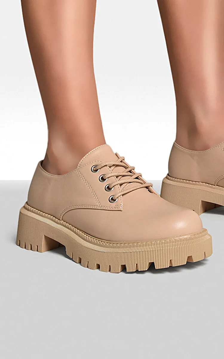 Chunky Faux Leather Derby Shoes sold by Beagle Boutique