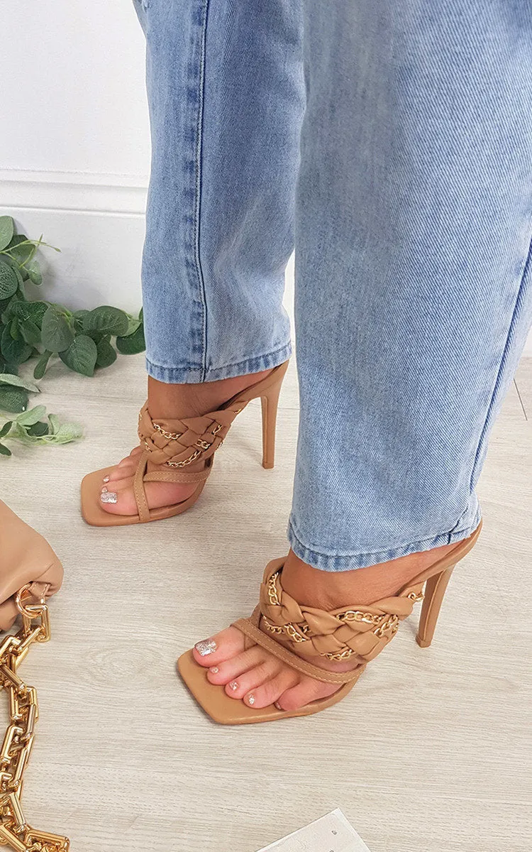 Braided Slip on Mule with Chain Detail sold by Beagle Boutique product image thumbnail 3