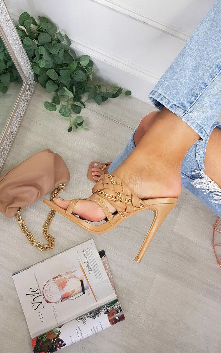 Braided Slip on Mule with Chain Detail sold by Beagle Boutique product image thumbnail 5