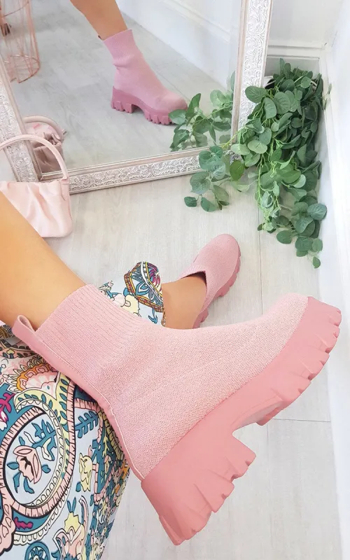 Chunky Sock Boots sold by Beagle Boutique