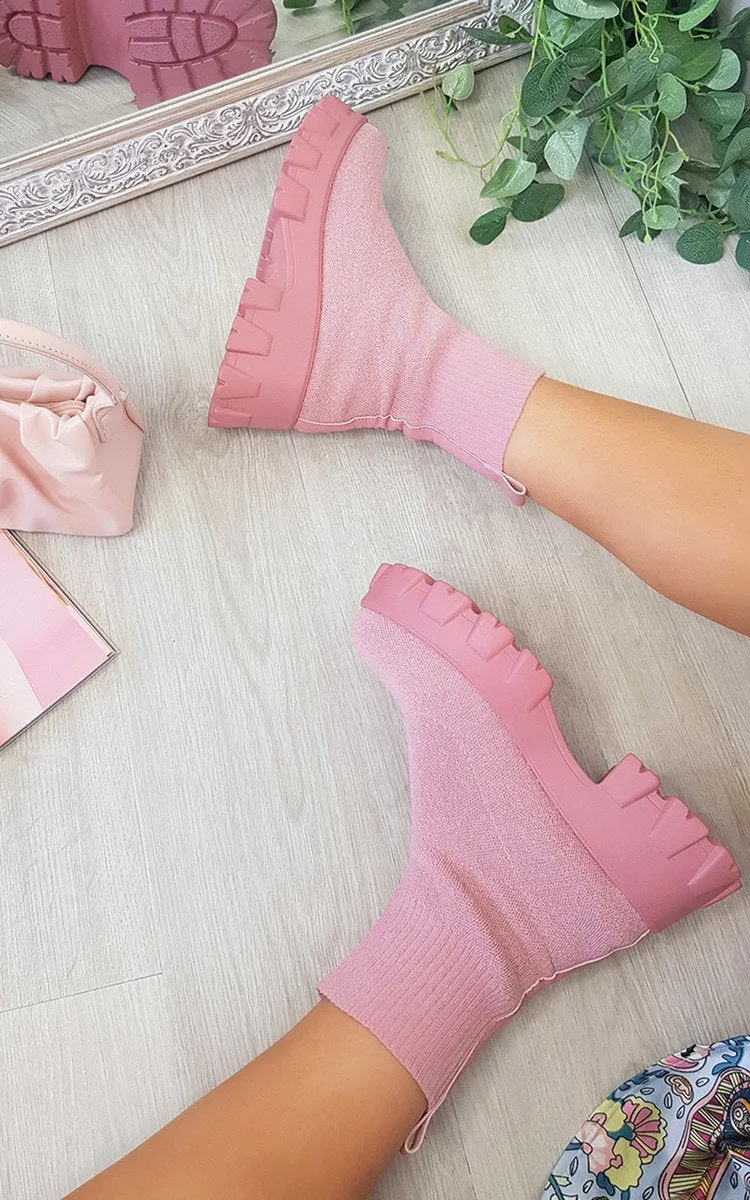 Chunky Sock Boots sold by Beagle Boutique product image thumbnail 2