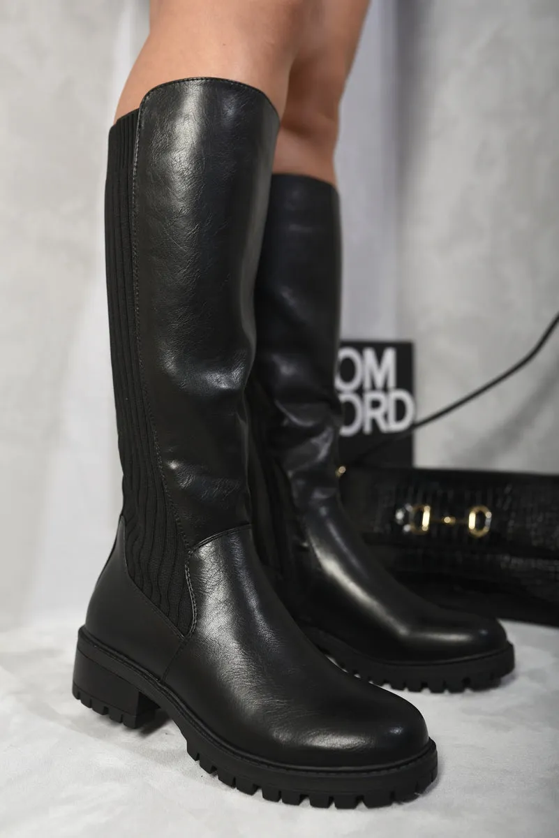 Zip Up Knee High Boots sold by Beagle Boutique product image thumbnail 3