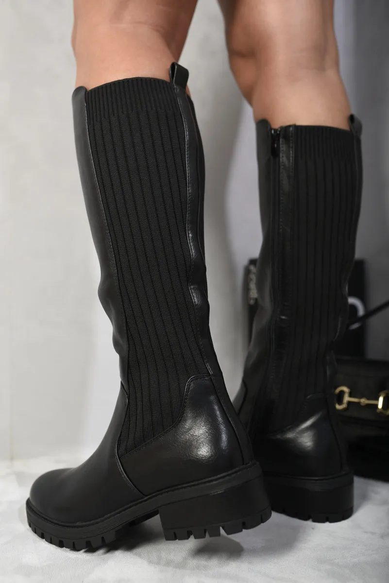 Zip Up Knee High Boots sold by Beagle Boutique product image thumbnail 2
