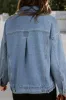 Wild Wind Washed Oversize Pocketed Denim Jacket sold by Beagle Boutique