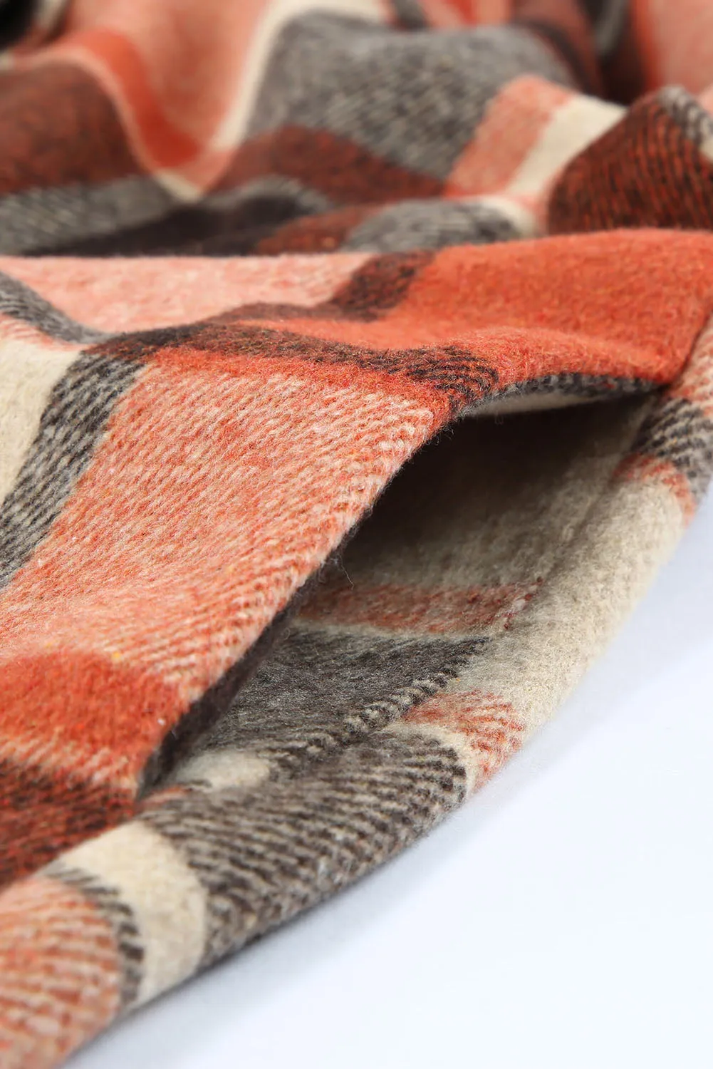 Green Hooded Plaid Button Front Shacket sold by Beagle Boutique product image thumbnail 4