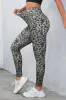 Grey Classic Leopard Print Active Leggings sold by Beagle Boutique