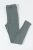Dark Grey Vintage Wash Ribbed Leggings sold by Beagle Boutique