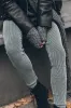 Dark Grey Vintage Wash Ribbed Leggings sold by Beagle Boutique