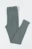 Dark Grey Vintage Wash Ribbed Leggings sold by Beagle Boutique