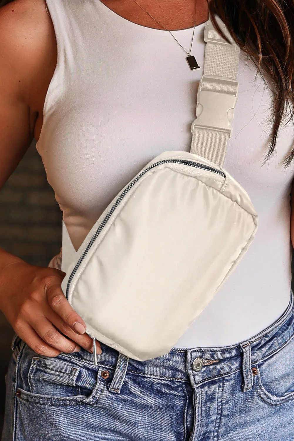 Casual Waterproof Zipped Crossbody Chest Bag 20*5*14cm sold by Beagle Boutique product image thumbnail 3
