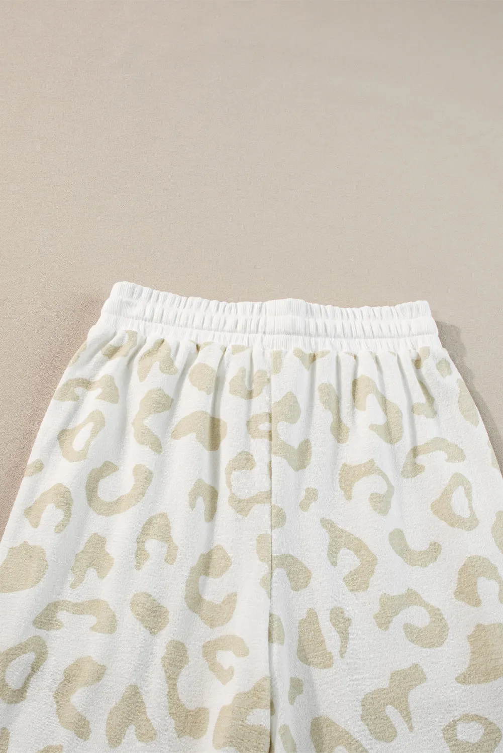 White Leopard Pullover and Drawstring Pants Lounge Set sold by Beagle Boutique product image thumbnail 5