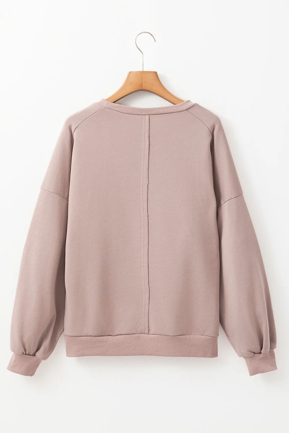 Goat Floral Peace Symbol Drop Shoulder Sweatshirt sold by Beagle Boutique product image thumbnail 2