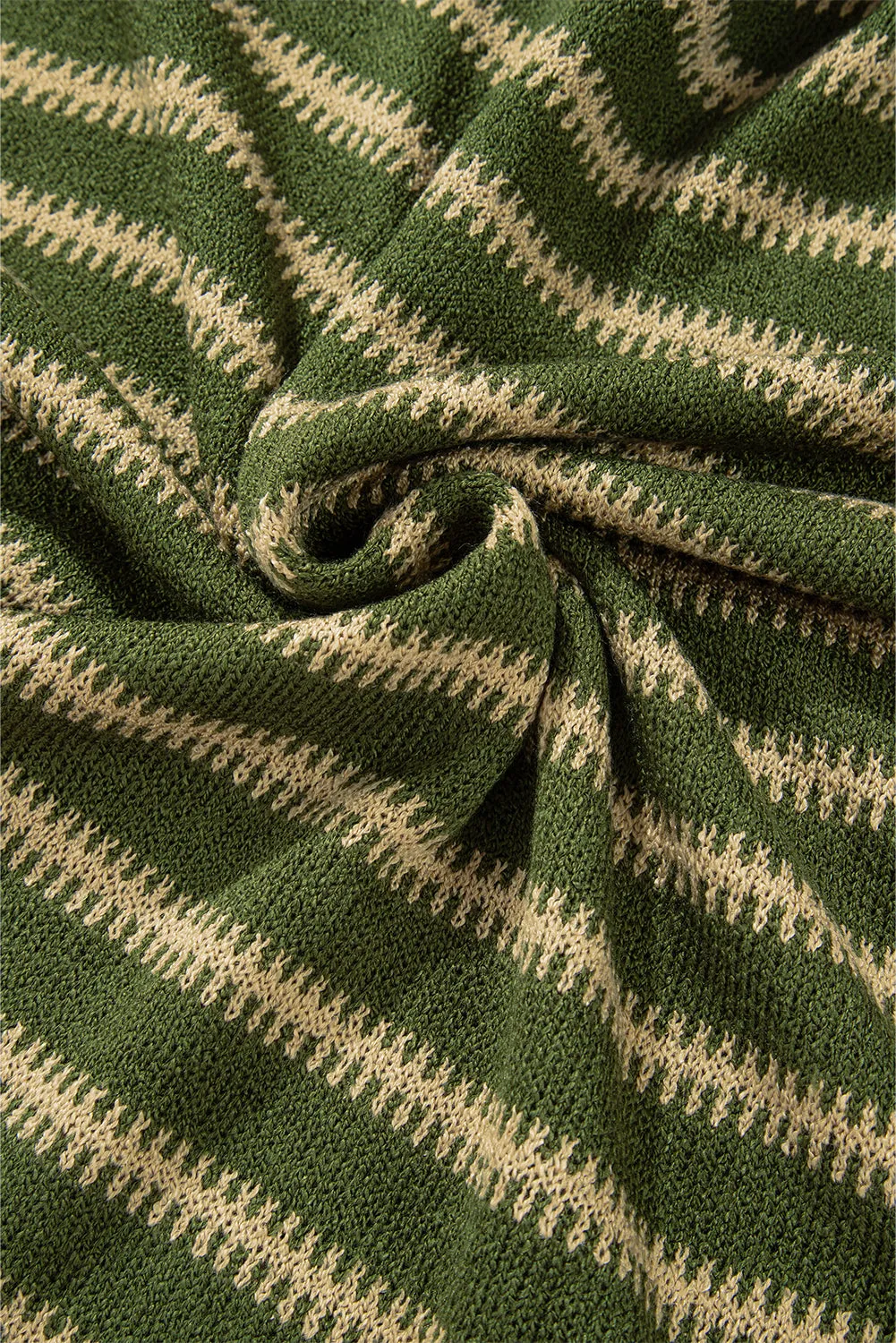 Green Stripe Drop Shoulder Casual Sweater sold by Beagle Boutique product image thumbnail 4