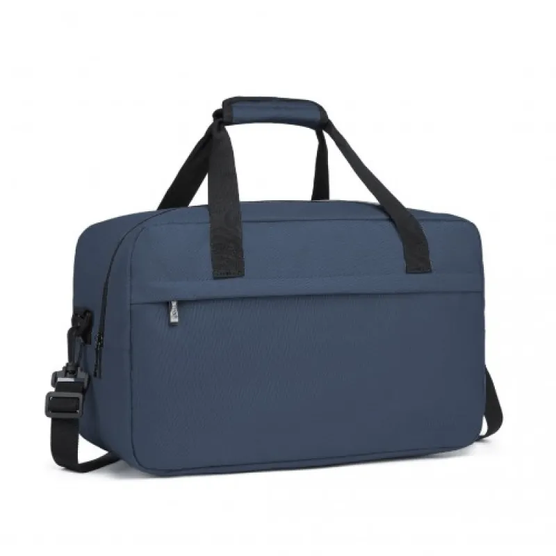 E1960M - Kono Lightweight Multi Purpose Unisex Sports Travel Duffel Bag - Navy sold by Beagle Boutique