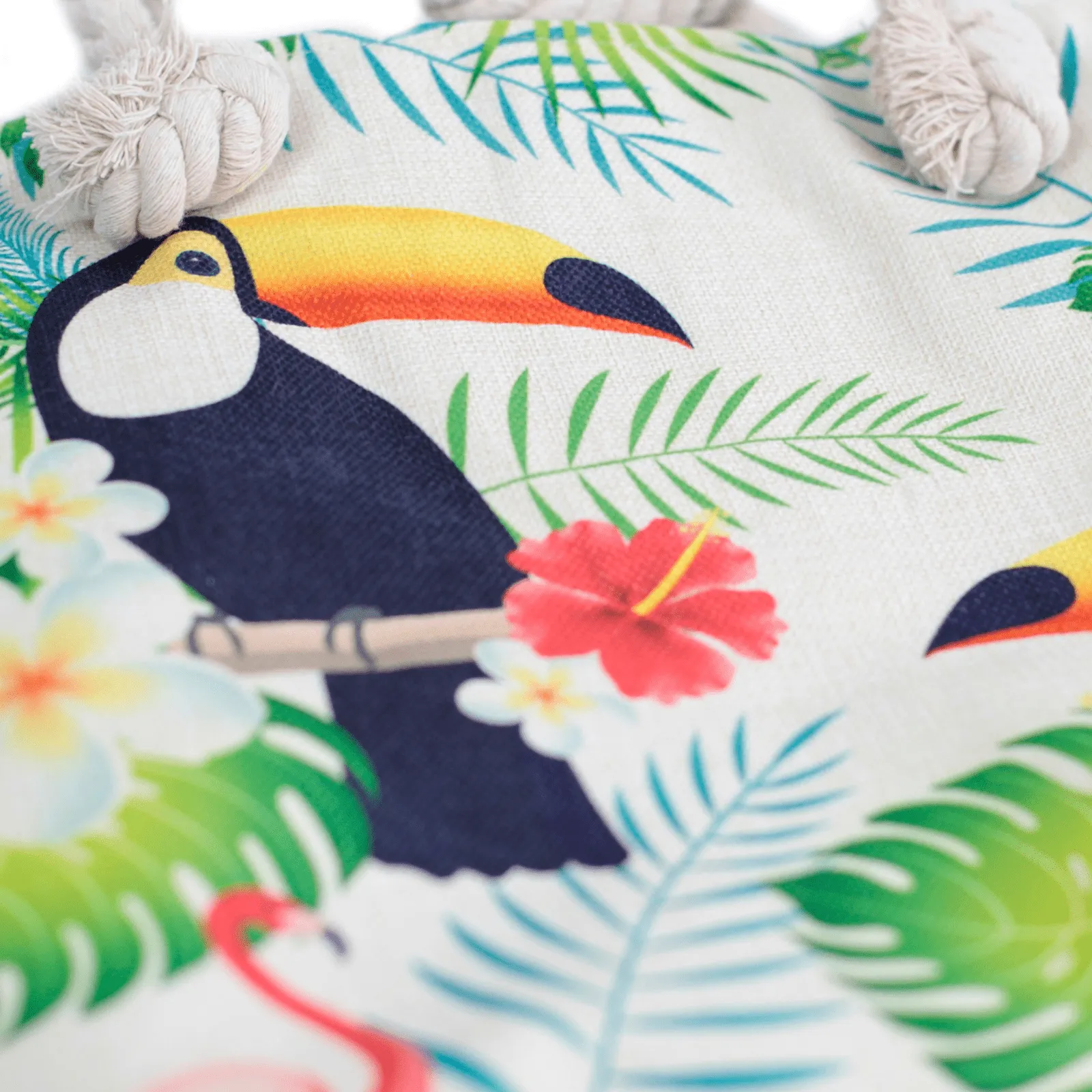 Rope Handle Bag - Tropical Toucan sold by Beagle Boutique product image thumbnail 3