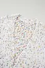 White Multicolor Dotted Rib Knit Long Sleeve Cardigan sold by Beagle Boutique