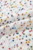 White Multicolor Dotted Rib Knit Long Sleeve Cardigan sold by Beagle Boutique