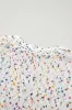 White Multicolor Dotted Rib Knit Long Sleeve Cardigan sold by Beagle Boutique