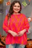 Rose Leafy Printed Smocked Lantern Sleeve Plus Size Blouse sold by Beagle Boutique