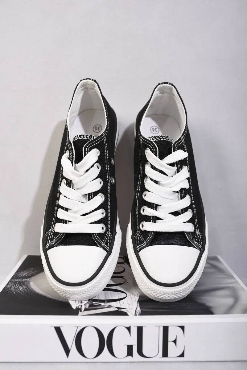 Platform Low Top Lace Up Trainers sold by Beagle Boutique product image thumbnail 2